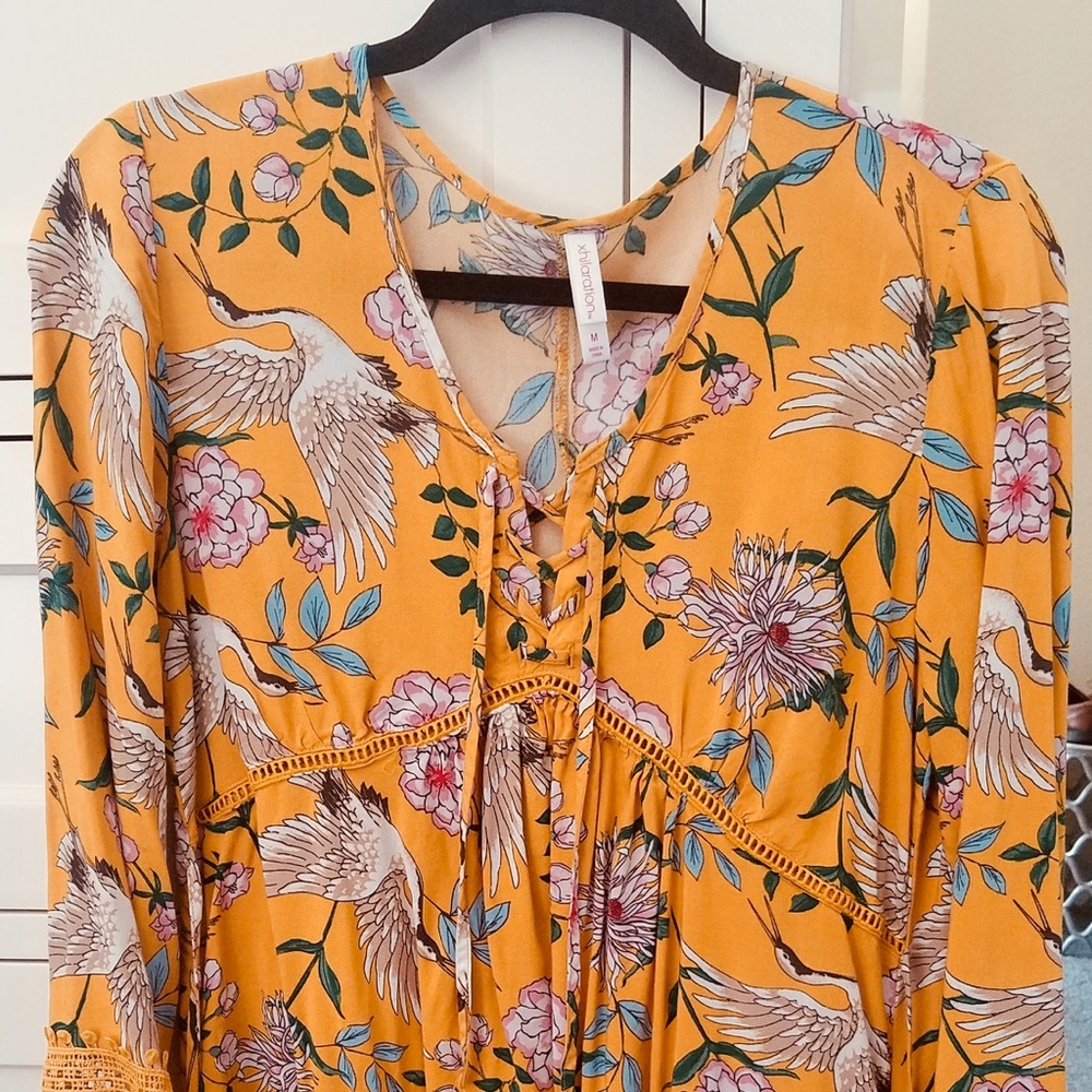 Xhilaration yellow dress